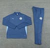 24/25 Manchester City Blue Half Zipper Jacket+Long Pants - Image 16