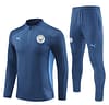24/25 Manchester City Blue Half Zipper Jacket+Long Pants - Image 19