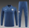 24/25 Manchester City Blue Half Zipper Jacket+Long Pants - Image 20