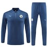 24/25 Manchester City Blue Half Zipper Jacket+Long Pants - Image 21