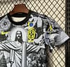 2024 Kids Brazil Christ The Redeemer Grey Special Jersey - Image 4