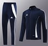 2024 Adidas Navy/White Full Zipper Jacket+Pants - Image 16