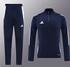 2024 Adidas Navy Half Zipper Jacket+Pants - Image 17