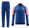 23/24  Olympique Lyonnais Lyon Blue/Pink Full Zipper Jacket+Pants - Image 21