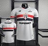Player Version 2024/25 Sao Paulo Home Jersey + All Sponsors and Chest Patch