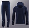 2023 Adidas Navy Hoodie Full Zipper Jacket +Pants - Image 3