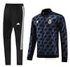 23/24 Real Madrid Black Full Zipper Jacket+Pants