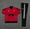23/24 Manchester United Red Full Zipper Jacket+Pants - Image 4