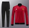 23/24 Manchester United Red Full Zipper Jacket+Pants - Image 14