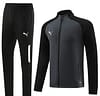 23/24 PUMA Black/Grey Full Zipper Hooide Jacket+Pants