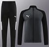 23/24 PUMA Black/Grey Full Zipper Hooide Jacket+Pants - Image 11