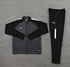 23/24 PUMA Black/Grey Full Zipper Hooide Jacket+Pants - Image 16