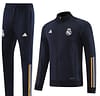 23 24 Real Madrid Navy  Full Zipper +Pants