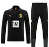 23/24 Borussia Dortmund Black Half Zipper Jacket+ Pants - Image 11