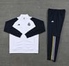 23/24 Real Madrid White Full Zipper Jacket+Pants - Image 5
