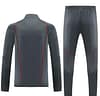 23/24 Arsenal Grey Half Zipper Jacket+Pants - Image 7