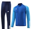2023 Adidas Blue Full Zipper Jacket +Pants