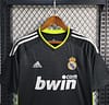 Retro 10-11 Real Madrid Away Black Soccer Jersey - Image 5