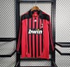 Retro 07-08 AC Milan Home Long Sleeve Jersey