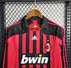 Retro 07-08 AC Milan Home Long Sleeve Jersey - Image 7
