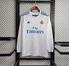 Retro Long Sleeve 17/18 Real Madrid Home Jersey