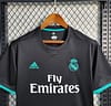 Retro 17-18 Real Madrid Away Black Jersey - Image 6