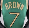 2020 BROWN#7 Boston Celtics City Edition Green NBA Jersey - Image 7