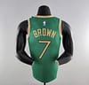 2020 BROWN#7 Boston Celtics City Edition Green NBA Jersey - Image 8