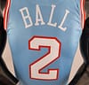 Chicago Bulls BALL#2 Blue NBA Jersey - Image 3