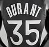2020 DURANT #35 Warriors City Edition Black & Grey NBA Jersey - Image 3