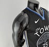 2020 DURANT #35 Warriors City Edition Black & Grey NBA Jersey - Image 5