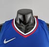 75th Anniversary WALL#11 Los Angeles Clippers NBA Jersey Blue - Image 9