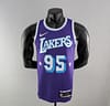 2022 75th Anniversary TOSCANO #95 Los Angeles Lakers City Edition Purple NBA Jersey