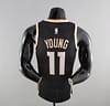 Atlanta Hawks Young #11 Limited Black NBA Jersey - Image 10