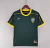 Retro Goalkeeper Brazil 1998 Dark Green Jersey