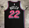 2019-20 NBA Heat Pressed Men's Black Miami Heat #22 Jimmy Butler City Edition Jersey - Image 3