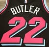 2019-20 NBA Heat Pressed Men's Black Miami Heat #22 Jimmy Butler City Edition Jersey - Image 8