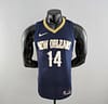 75th Anniversary New Orleans Pelicans Ingram #14 Navy Blue NBA Jersey