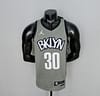 75th Anniversary Curry #30 Brooklyn Nets City Edition Gray NBA Jersey