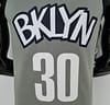 75th Anniversary Curry #30 Brooklyn Nets City Edition Gray NBA Jersey - Image 9