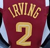 2022 Cleveland Cavaliers Irving#2 Urban Edition Red NBA Jersey - Image 3
