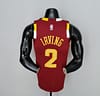 2022 Cleveland Cavaliers Irving#2 Urban Edition Red NBA Jersey - Image 4