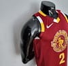 2022 Cleveland Cavaliers Irving#2 Urban Edition Red NBA Jersey - Image 6