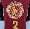 2022 Cleveland Cavaliers Irving#2 Urban Edition Red NBA Jersey - Image 9