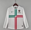 Retro Portugal 2012 Long Sleeve Away Soccer Jersey