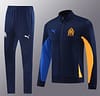 24/25 Olympique Marseille Navy Full Zipper Jacket +Long Pants - Image 17