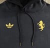 2024 Juventus Black/Navy/Grey/Beige/White Hoodie With Golden Badge - Image 7