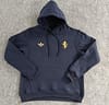 2024 Juventus Black/Navy/Grey/Beige/White Hoodie With Golden Badge - Image 8
