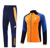 24/25 Juventus Orange Full Zipper Jacket +Long Pants