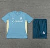 24/25 Olympique Marseille Blue Short Sleeve Jersey+Shorts - Image 11